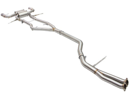 aFe MACHForce XP SS-304 Polish Tip 3.0in-2.5in Dia Cat Back Exhaust 11-13 BMW 335i (E90/E92) 3.0L Precision R