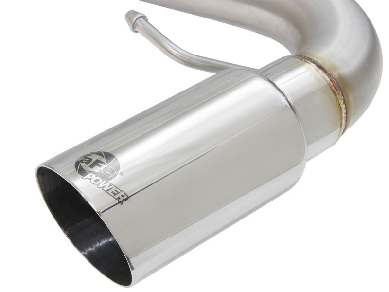 aFe MACHForce XP SS-304 Polish Tip 3.0in-2.5in Dia Cat Back Exhaust 11-13 BMW 335i (E90/E92) 3.0L Precision R