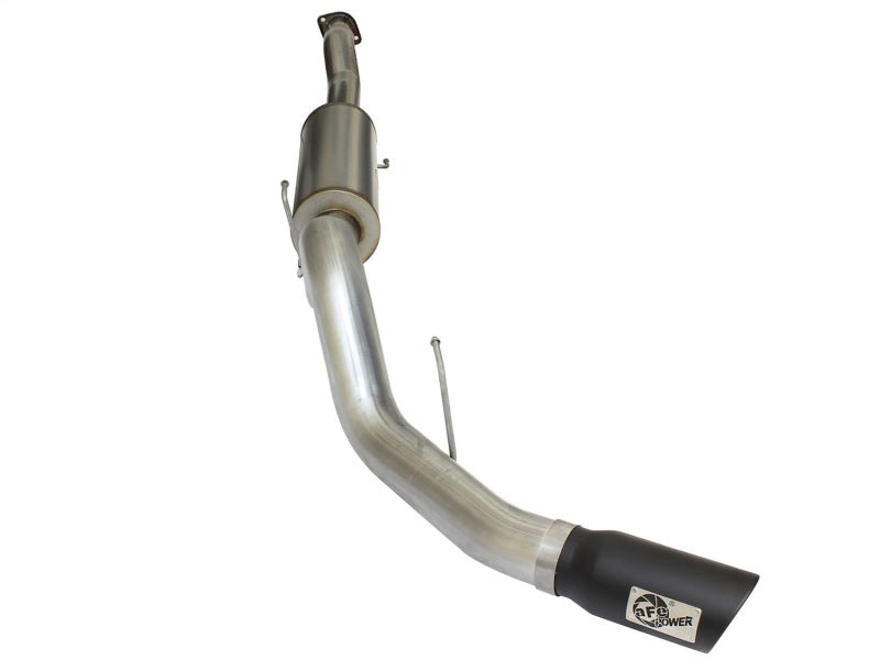 aFe MACHForce XP SS Exhaust 4in Cat-Back w/ Black Tip 2015 Ford F-150 EcoBoost V6 2.7/3.5Ltt Precision R