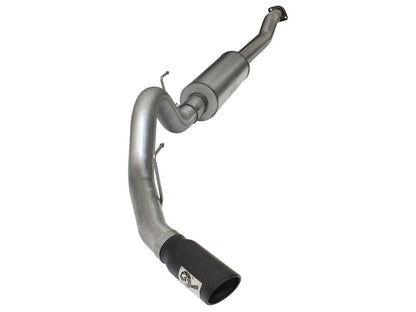 aFe MACHForce XP SS Exhaust 4in Cat-Back w/ Black Tip 2015 Ford F-150 EcoBoost V6 2.7/3.5Ltt Precision R