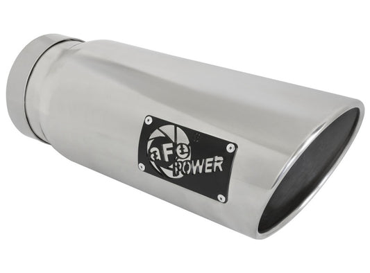 aFe MACHForce-Xp 5in Inlet x 6in Outlet x 15in length Polished Exhaust Tip Precision R