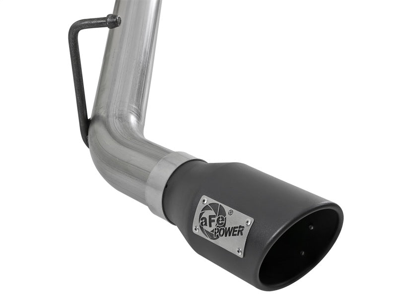 aFe Mach Force-XP Exhaust 3in CB SS 15-17 GM Colorado/Canyon 2.5L/3.6L Side Exit w/ Black Tip Precision R