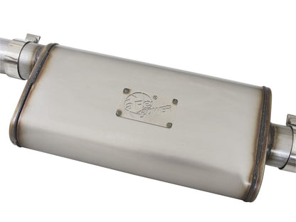 aFe Mach Force-XP Exhaust 3in CB SS 15-17 GM Colorado/Canyon 2.5L/3.6L Side Exit w/ Polished Tip Precision R