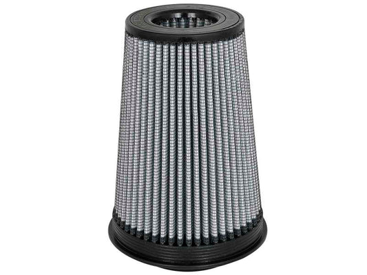 aFe Magnum FLOW Pro DRY S Air Filter 3-1/2in F x 6in B x 4-1/2in T (Inverted) x 9in H - Precision R