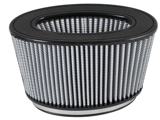 aFe Magnum FLOW Pro DRY S Air Filter 7x3in F 8-1/4x 4-1/4in B  9-1/4x5-1/4in T  5in H - Precision R