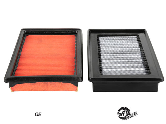 aFe Magnum FLOW Pro DRY S OE Replacement Filter (Pair) 14-19 Infiniti Q50 V6 3.5L/3.7L Precision R