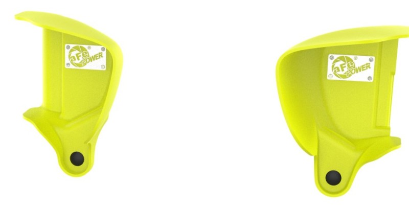 aFe Magnum FORCE Dynamic Air Scoop 15-18 BMW M3/15-20 M4 - Yellow Precision R