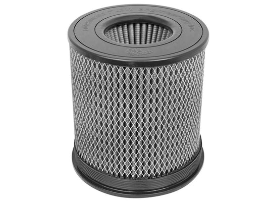 aFe MagnumFLOW Air Filter Pro DRY S 6in Flange x 8 1/8in Base/Top (INV) x 9in H - Precision R