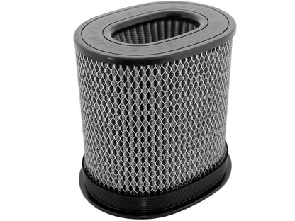 aFe MagnumFLOW HD Air Filters Pro Dry S Oval 7in X 4.75in F 9in X 7in T X 9H - Precision R