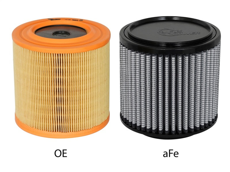 aFe MagnumFLOW OE Replacement Filter w/ Pro Dry S Media (Pair) 04-16 Aston Martin DB9 V12-6.0L - Precision R