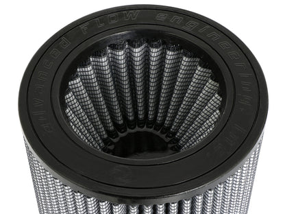 aFe MagnumFLOW Pro DRY S Universal Air Filter 4in F x 6in B (mt2) x 5.5in T (Inv) x 7.5in H - Precision R