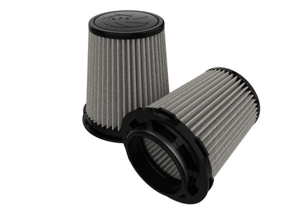 aFe MagnumFLOW Pro Dry S Air Filter 4in F x 6in B MT2 x 4-3/4 T x 7in H (Inverted) - Precision R