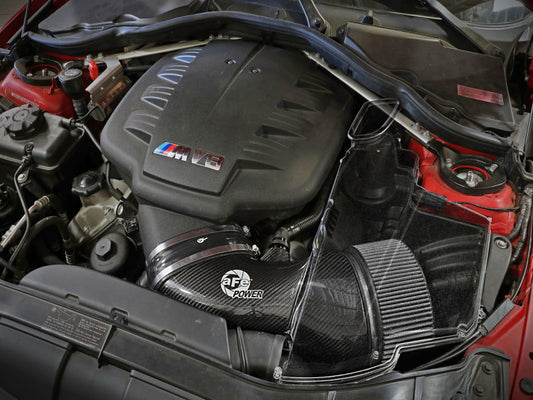 aFe MagnumFORCE Carbon Fiber Air Intake System Stage-2 Pro DRY S 08-13 BMW M3 (E9X) V8 4.0L Precision R