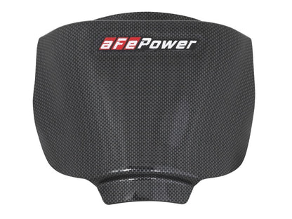 aFe MagnumFORCE Intake Rain Shield 15-16 Dodge Challenger SRT Hellcat 6.2L V8 (sc) - Carbon Finish Precision R