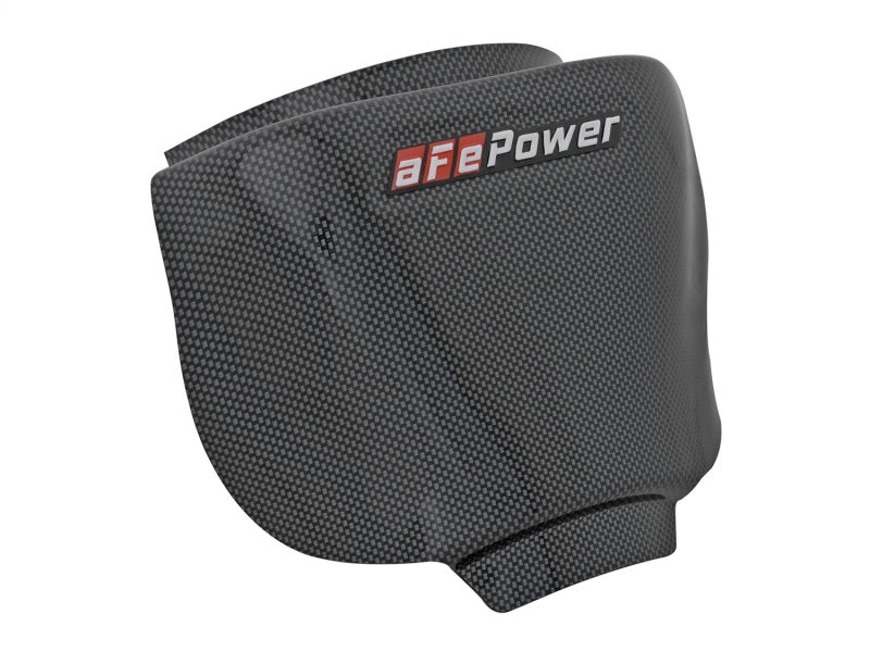 aFe MagnumFORCE Intake Rain Shield 15-16 Dodge Challenger SRT Hellcat 6.2L V8 (sc) - Carbon Finish Precision R