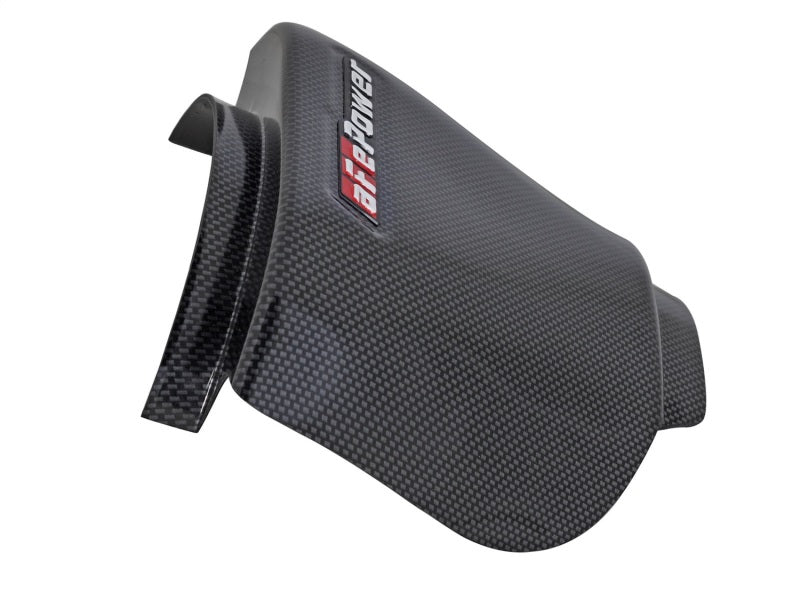 aFe MagnumFORCE Intake Rain Shield 15-16 Dodge Challenger SRT Hellcat 6.2L V8 (sc) - Carbon Finish Precision R