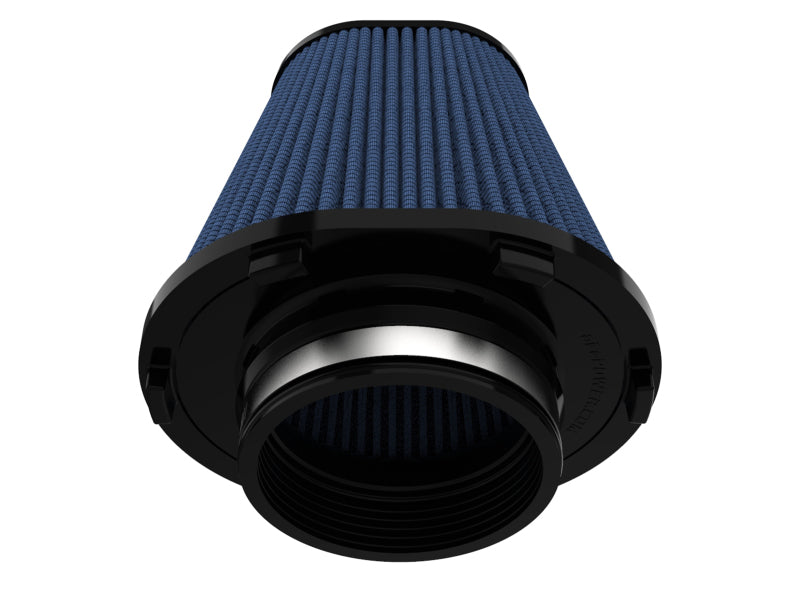 aFe MagnumFORCE Intake Replace Air Filter w/Pro5R Med 4in F x 7.75x6.5in B x 4.75x3.5in T x 7in H - Precision R