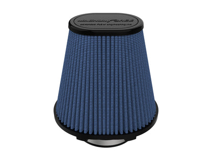 aFe MagnumFORCE Intake Replace Air Filter w/Pro5R Med 4in F x 7.75x6.5in B x 4.75x3.5in T x 7in H - Precision R