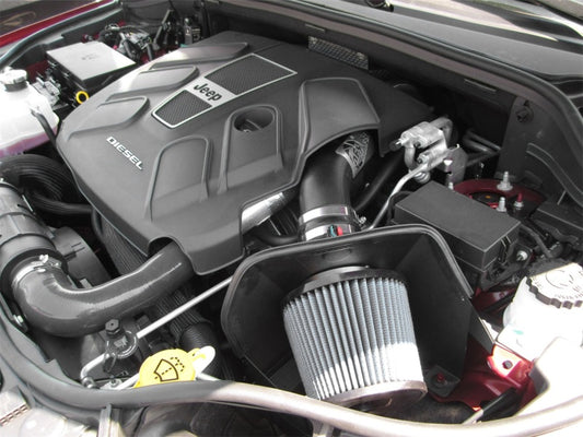 aFe MagnumFORCE Intake System Stage-2 Pro DRY S 2014 Jeep Cherokee V6 3.0L EcoDiesel Precision R