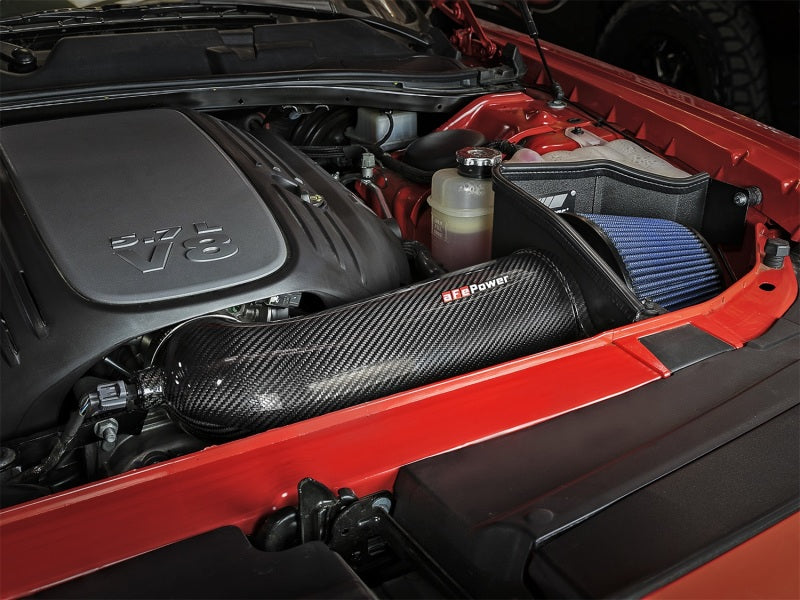 aFe MagnumFORCE Intakes Stage-2 P5R Carbon Fiber AIS 11-17 Dodge Challenger/Charger V8-5.7L Hemi Precision R