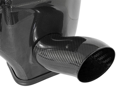 aFe Momentum GT Carbon Fiber Dynamic Air Scoop 15-18 Dodge Challenger V6-3.6L/V8-5.7L/6.4L HEMI Precision R