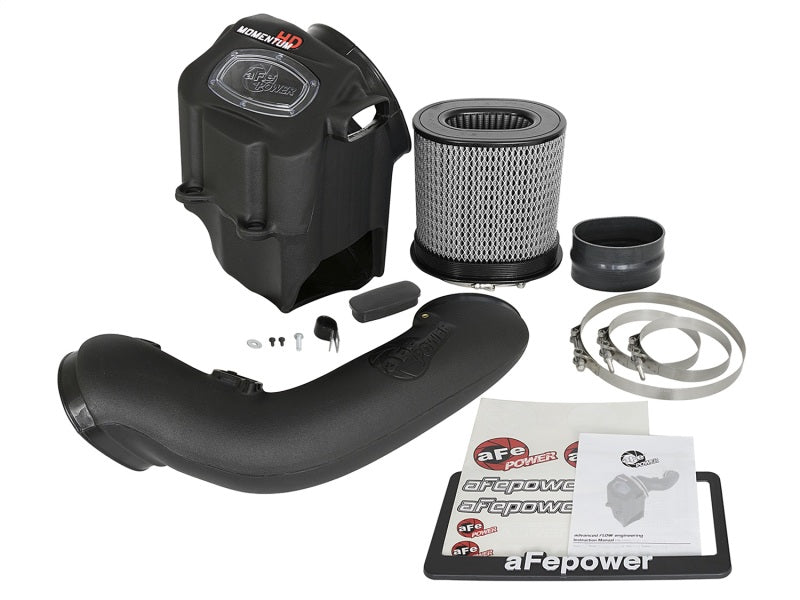 aFe Momentum HD Intakes Pro Dry S Ford Diesel Trucks V8 6.7L (td) Precision R