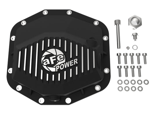 aFe POWER 21-22 Ram 1500 TRX Hemi V8 6.2L (sc) PRO Series Rear Differential Cover Black w/ Machined Precision R