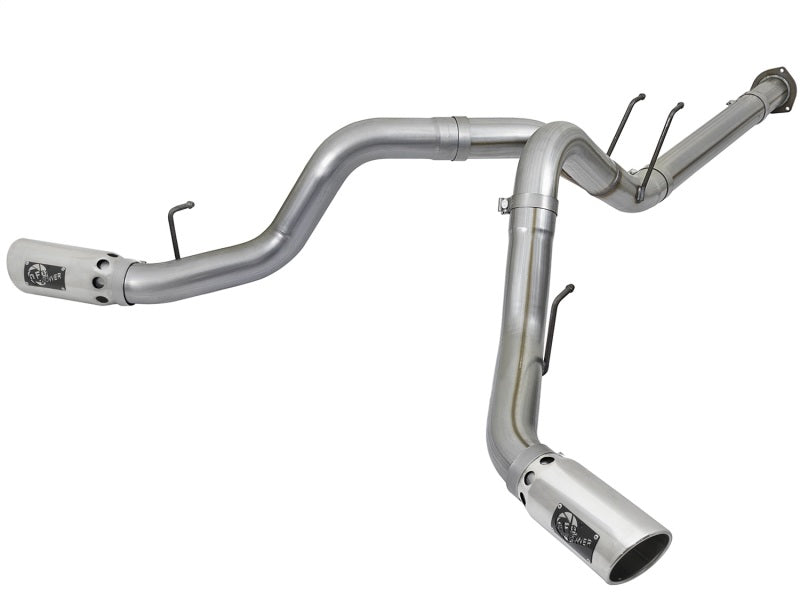 aFe POWER 4in DPF-Back SS Exhaust System 2017 Ford Diesel Trucks V8-6.7L (td) Precision R