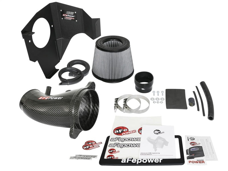 aFe POWER Magnum FORCE Carbon Fiber Stage 2 Pro Dry S CAIS - 11-18 Dodge Challenger/Charger V8-6.4L Precision R