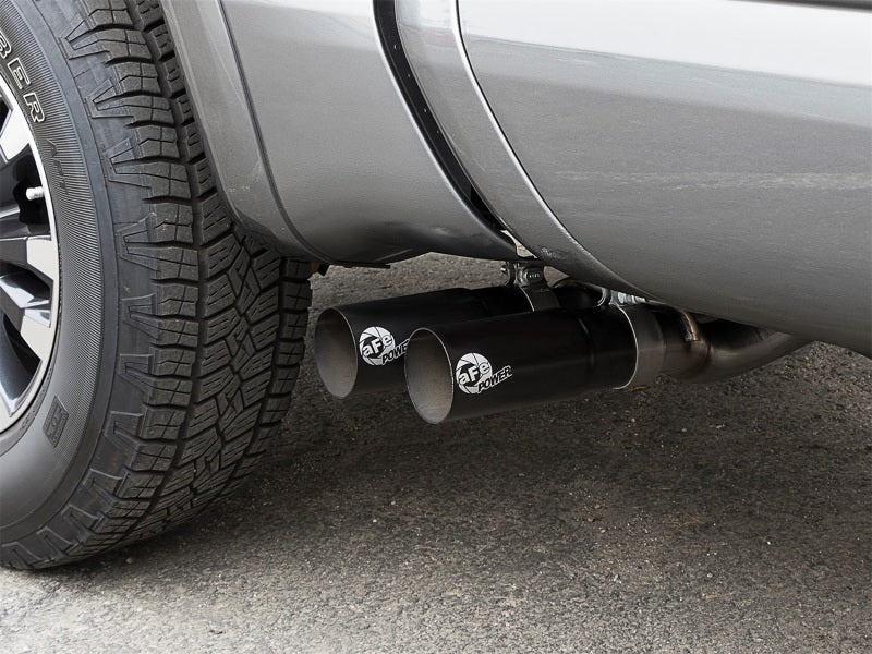 aFe POWER Rebel Series 2-1/2in 409 SS Cat Back Exhaust w/ Black Tips 16-17 Nissan Titan V8 5.6L Precision R