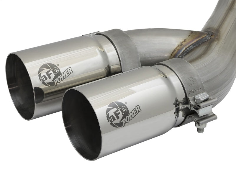 aFe POWER Rebel Series 3.5in 409 SS Cat Back Exhaust w/Pol Tips 14-17 RAM 2500/3500 V8-6.4L Hemi Precision R