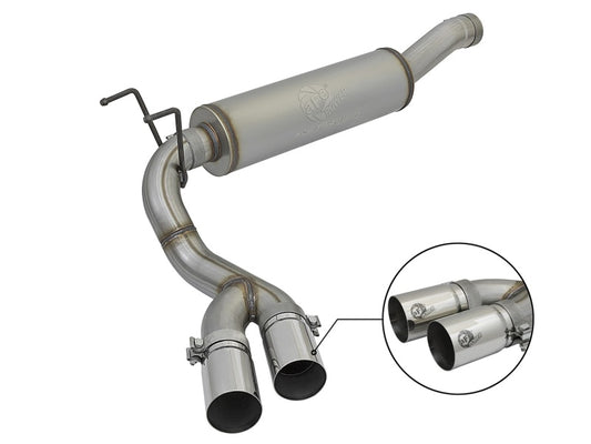 aFe POWER Rebel Series 3.5in 409 SS Cat Back Exhaust w/Pol Tips 14-17 RAM 2500/3500 V8-6.4L Hemi Precision R