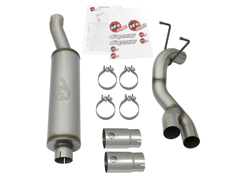 aFe POWER Rebel Series 3.5in 409 SS Cat Back Exhaust w/Pol Tips 14-17 RAM 2500/3500 V8-6.4L Hemi Precision R