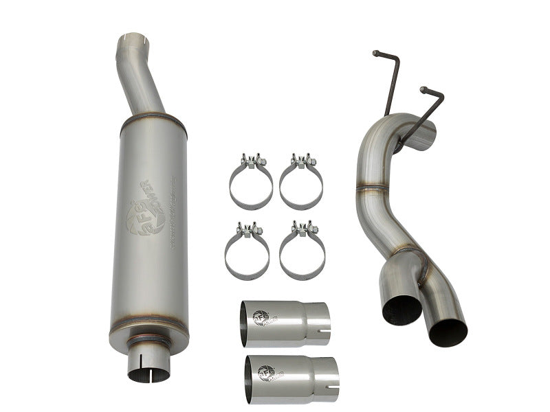 aFe POWER Rebel Series 3.5in 409 SS Cat Back Exhaust w/Pol Tips 14-17 RAM 2500/3500 V8-6.4L Hemi Precision R