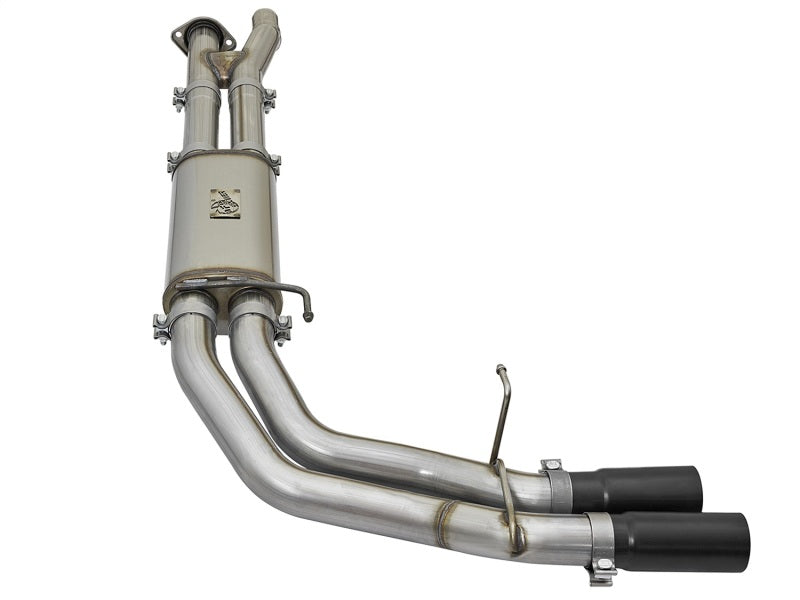 aFe POWER Rebel Series 3in 409 SS Cat Back Exhaust w/ Black Tips 17 Ford F-150 Raptor V6-3.5L Precision R