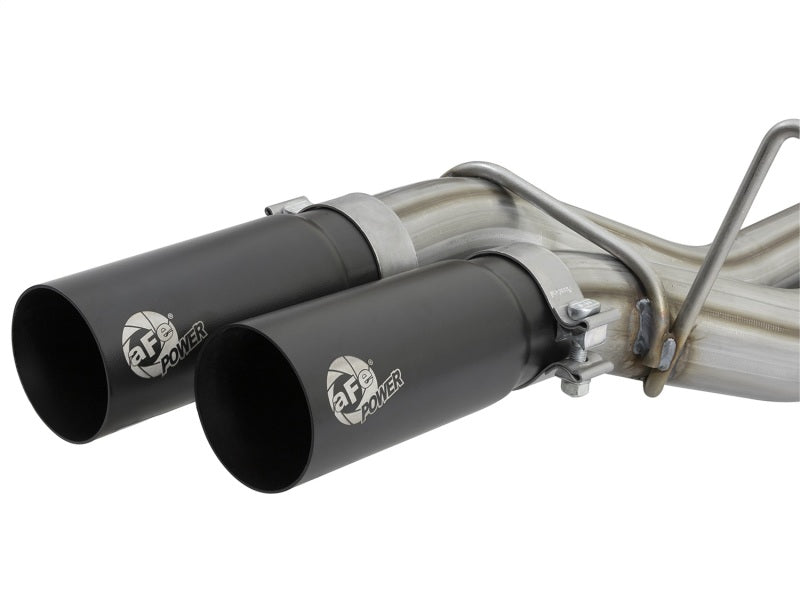 aFe POWER Rebel Series 3in 409 SS Cat Back Exhaust w/ Black Tips 17 Ford F-150 Raptor V6-3.5L Precision R