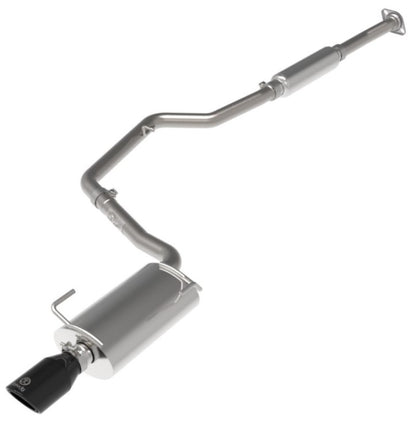 aFe POWER Takeda 12-16 Subaru Impreza 2.0L 2.5in 304SS CB Exhaust w/ Black Tips Precision R