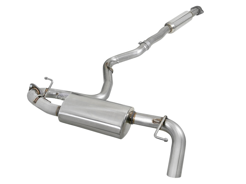 aFe POWER Takeda 2.5in 304 SS Cat-Back Exhaust System Subaru Crosstrek 18-19 H4-2.0L Precision R