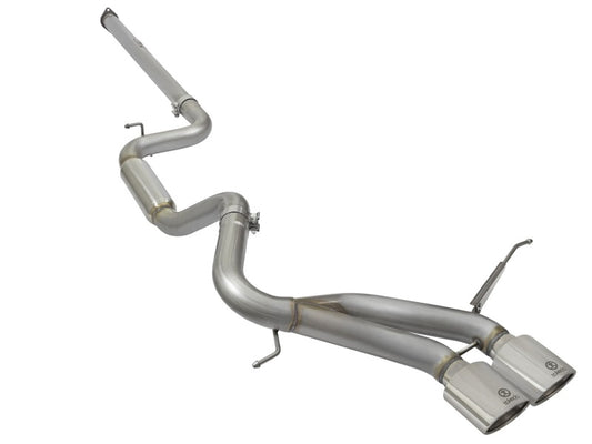 aFe POWER Takeda 3in 304 SS Cat-Back Exhaust w/ Polished Tips 13-17 Ford Focus ST L4-2.0L (t) Precision R