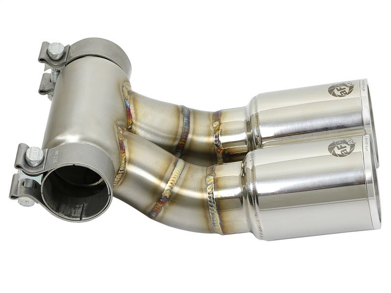 aFe Power 13-14 Porsche Cayman S / Boxster S Polish Exhaust Tip Upgrade Precision R