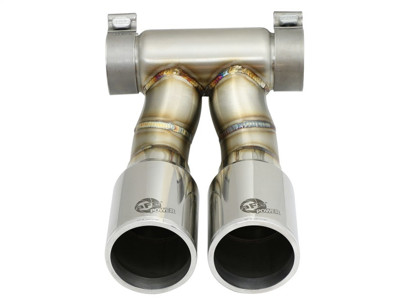 aFe Power 13-14 Porsche Cayman S / Boxster S Polish Exhaust Tip Upgrade Precision R