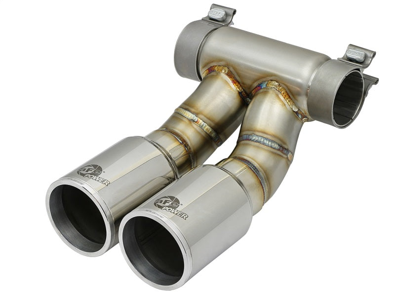 aFe Power 13-14 Porsche Cayman S / Boxster S Polish Exhaust Tip Upgrade Precision R