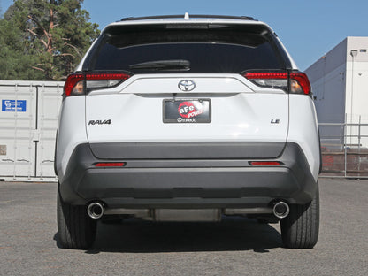 aFe Power 19-21 Toyota RAV4 L4-2.5L Takeda 304 SS Cat-Back Exhaust w/ Polished Tip Precision R