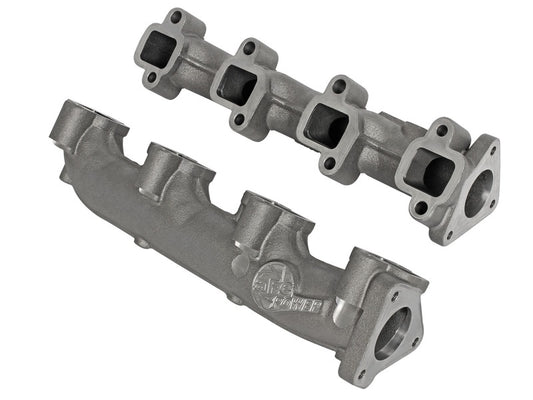 aFe Power BladeRunner Ported Ductile Iron Exhaust Manifold 01-16 GM Diesel Trucks V8-6.6L (td) Precision R