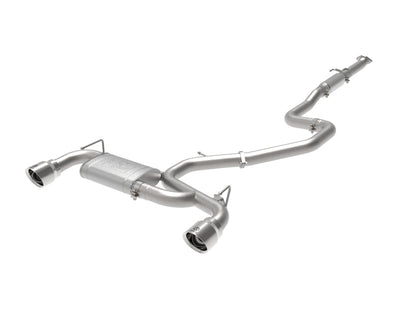 aFe Power Cat Back Exhaust - 19-20 Hyundai Veloster N L4-2.0L (t) w/ Polished Tips Precision R