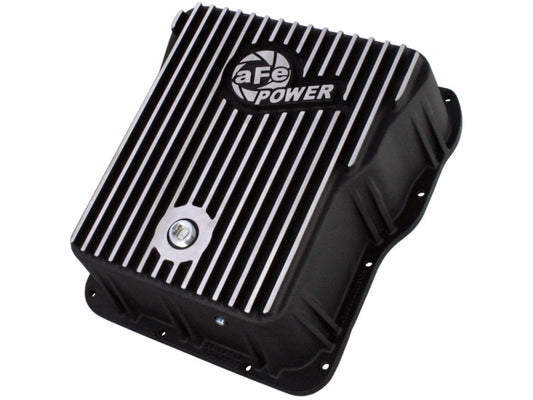 aFe Power Cover Trans Pan Machined Trans Pan GM Diesel Trucks 01-12 V8-6.6L Machined Precision R