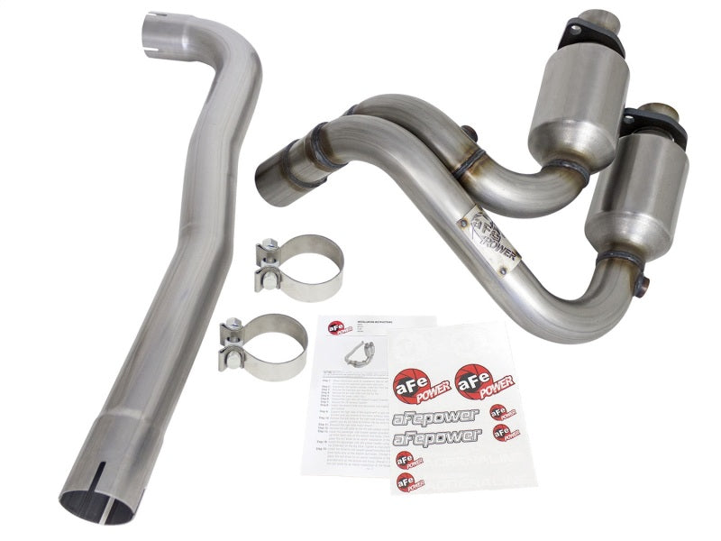 aFe Power Direct Fit Catalytic Converter Replacements Front 04-06 Jeep Wrangler (TJ/LJ) I6-4.0L Precision R