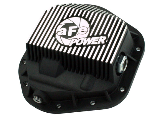 aFe Power Front Differential Cover 5/94-12 Ford Diesel Trucks V8 7.3/6.0/6.4/6.7L (td) Machined Fins Precision R