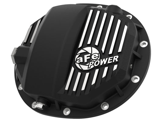 aFe Power Pro Series AAM 9.5/9.76 Rear Diff Cover Black w/Mach Fins 14-19 GM Silverado/Sierra 1500 Precision R