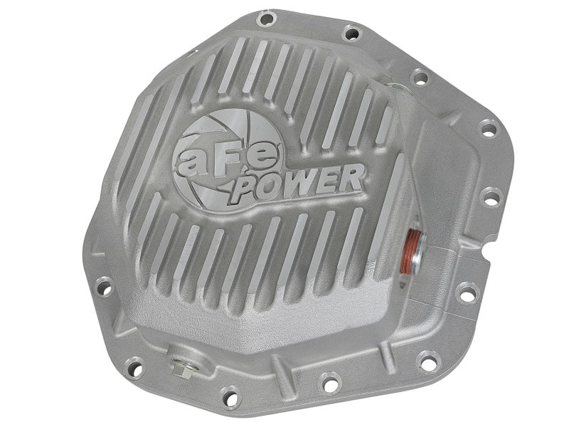 aFe Power Rear Diff Cover Raw Finish 2017 Ford F-350/F-450 V8 6.7L (td) Dana M300-14 (Dually) Precision R